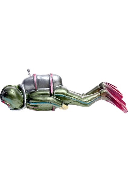 Reçine Heykeli Playset Düzeni Scuba Dalgıç Oyuncak Minyatür Scuba Dalgıç Figürleri Yeşil (Yurt Dışından) modelleri