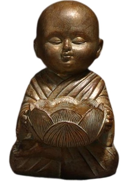 Meditasyon Dekorasyon Için Meditasyon Küçük Keşiş Buda Heykeli Mumluklar (Yurt Dışından)