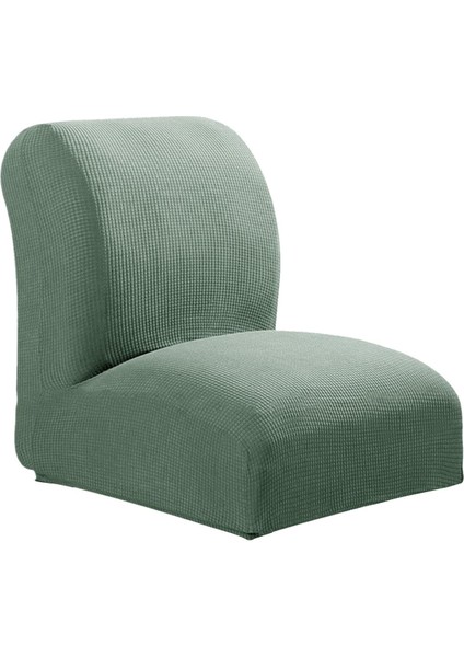 Jakarlı Kolsuz Sandalye Slipcover Dekoratif Örtüleri Yıkanabilir (Yurt Dışından)