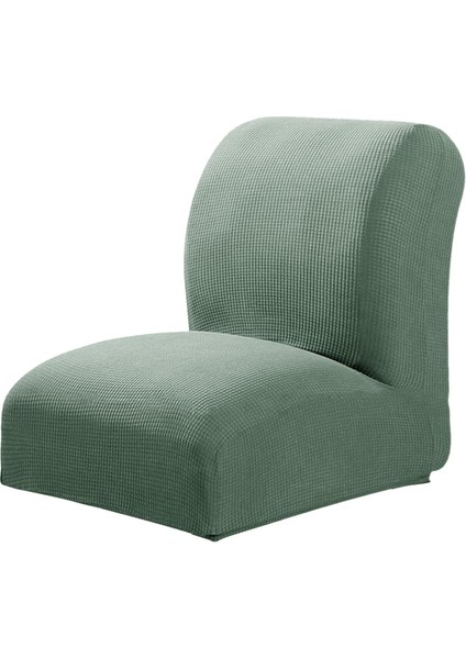 Jakarlı Kolsuz Sandalye Slipcover Dekoratif Örtüleri Yıkanabilir (Yurt Dışından)