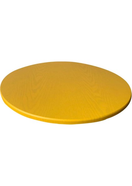 100CM/ Yuvarlak Örtüsü Destekli Sarı (Yurt Dışından)