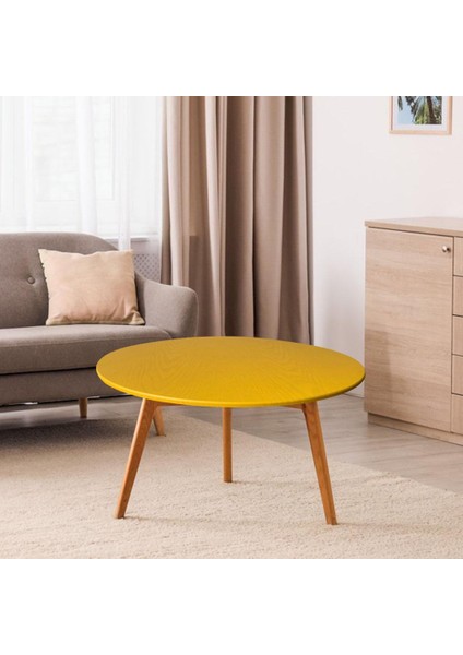 100CM/ Yuvarlak Örtüsü Destekli Sarı (Yurt Dışından) fırsatları