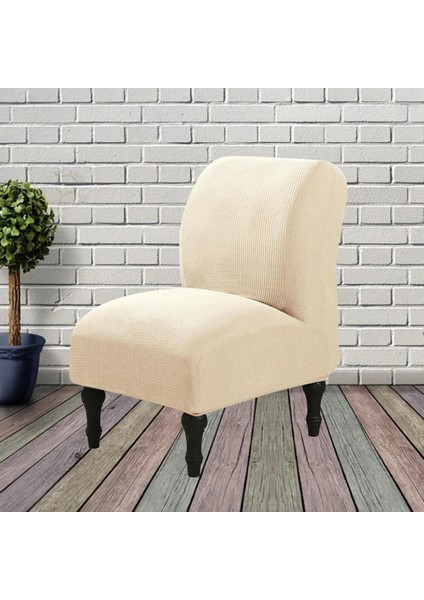 Jakarlı Kolsuz Sandalye Slipcover Dekoratif I Yıkanabilir (Yurt Dışından)