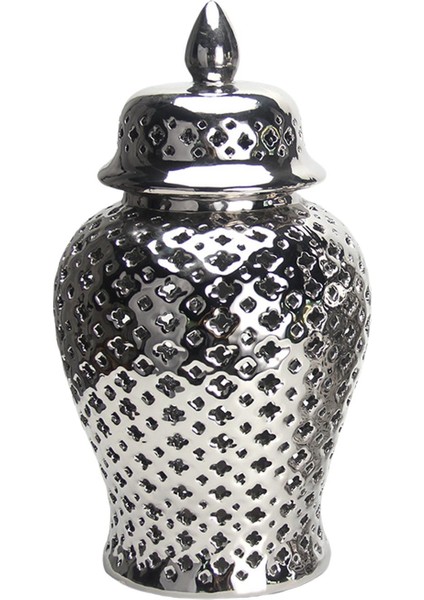 Seramik Zencefil Kavanoz Tapınak Kavanoz Dekor Ev Centerpiece S 15CMX15CMX28CM (Yurt Dışından) fiyatları
