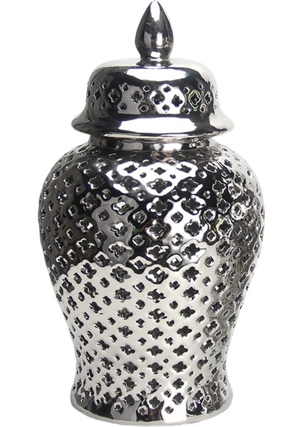 Seramik Zencefil Kavanoz Tapınak Kavanoz Dekor Ev Centerpiece S 15CMX15CMX28CM (Yurt Dışından) modelleri