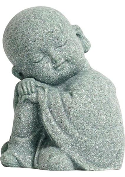 Keşiş Heykelcik Buda Heykeli El Sanatları Üstü Meditasyon Için Dekorasyon (Yurt Dışından) fiyatları