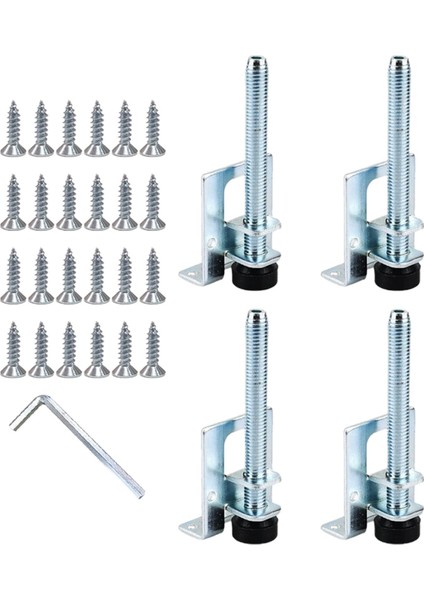 Mobilya Dengeleyici Ayaklar Yüksekliği Ayarlanabilir Dengeleme Ayakları Yükselticiler Kanepe B Için (Yurt Dışından)
