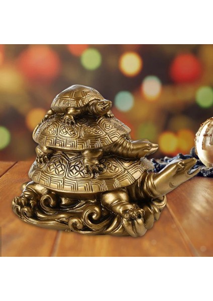 Heykeli Feng Shui Figürler Tahsil Reçine Kaplumbağa Dekoratif Pirinç (Yurt Dışından) fırsatları