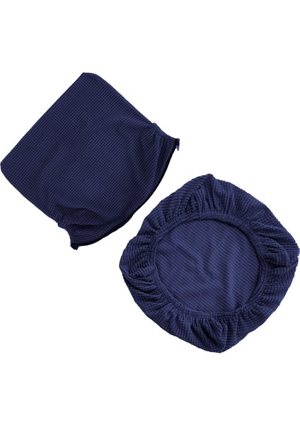 Sandalye Koruyucu Arka Kapak Sandalye Slipcover Oturma Odası Restoran Partisi Için Lacivert (Yurt Dışından)