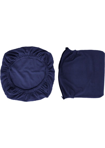 Sandalye Koruyucu Arka Kapak Sandalye Slipcover Oturma Odası Restoran Partisi Için Lacivert (Yurt Dışından)