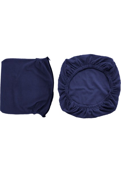 Sandalye Koruyucu Arka Kapak Sandalye Slipcover Oturma Odası Restoran Partisi Için Lacivert (Yurt Dışından)