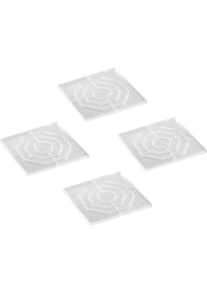 4x Silikon Mobilya Ayak Pedleri Ev Sandalye Bacak Pedleri Sandalye Yatak Kanepe Kare 8 cm x 8 cm (Yurt Dışından) fiyatları