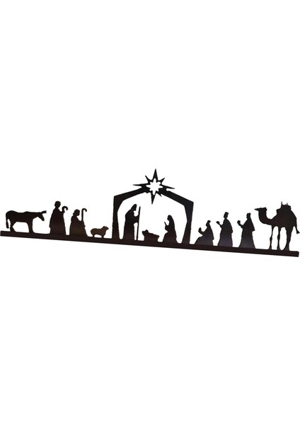 Noel Isa'nın Doğuşu Sahne Duvar Dekoru Ofis Şapeli Için Isa'nın Doğuşu Duvar Sanatı 35CMX8.4CM (Yurt Dışından) fırsatları