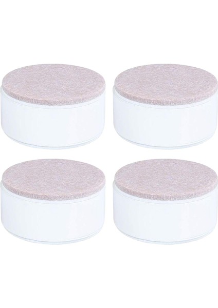 4 Adet Çok Fonksiyonlu Yatak Katı Masa Kanepe Ayakları Koruyucu Kaymaz Beyaz 60X32MM (Yurt Dışından)