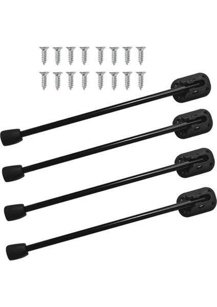 4 Parça Katlanabilir Masa Ayakları Sehpa Sehpaları Sehpalar Kamp 33CM Siyah (Yurt Dışından) fiyatları