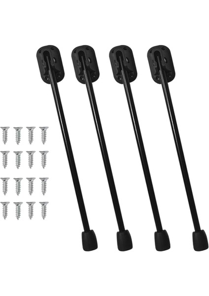 4 Parça Katlanabilir Masa Ayakları Sehpa Sehpaları Sehpalar Kamp 33CM Siyah (Yurt Dışından) fırsatları