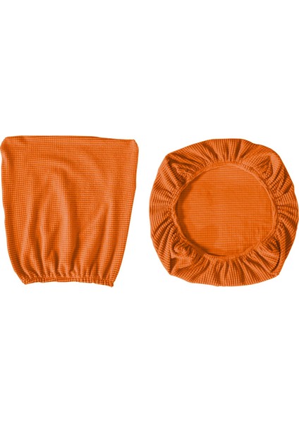 Koltuğu Bilgisayar Koltuğu Slipcover Turuncu Set Için Polyester Kapakları (Yurt Dışından)