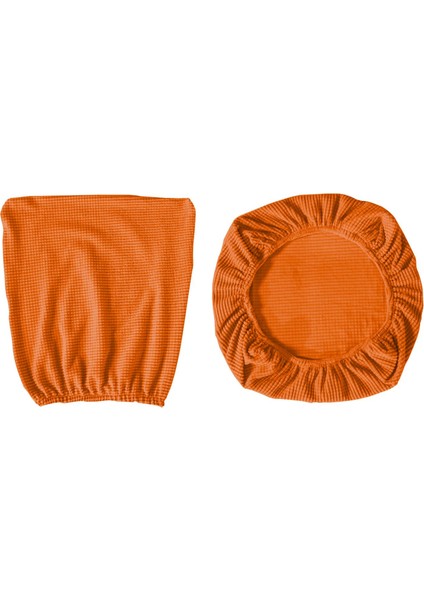 Koltuğu Bilgisayar Koltuğu Slipcover Turuncu Set Için Polyester Kapakları (Yurt Dışından)