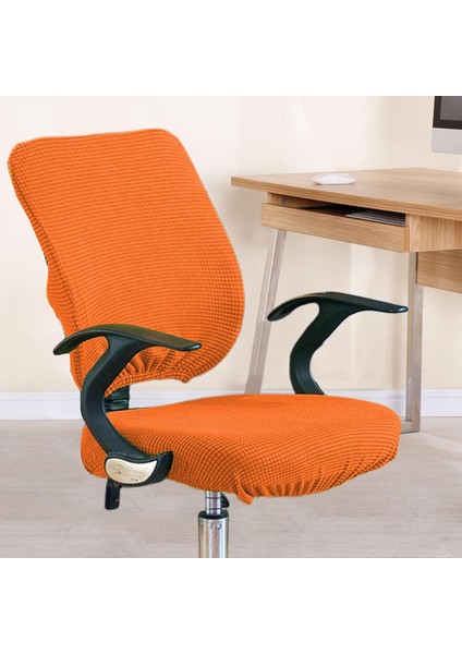 Koltuğu Bilgisayar Koltuğu Slipcover Turuncu Set Için Polyester Kapakları (Yurt Dışından)