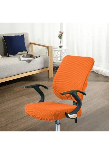 Koltuğu Bilgisayar Koltuğu Slipcover Turuncu Set Için Polyester Kapakları (Yurt Dışından)