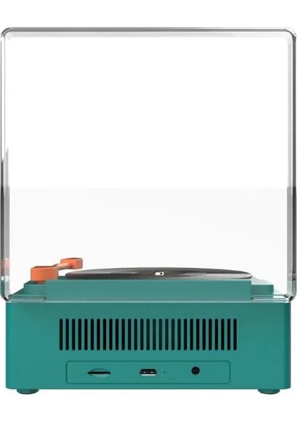 Retro Pikap Bluetooth Hoparlör ve Çalar Saat-Mavi