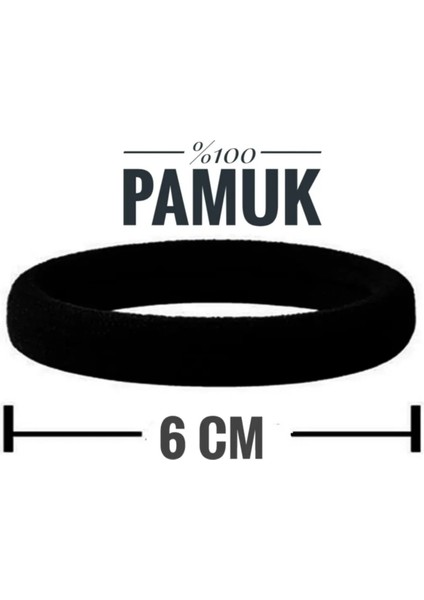 12 Adet Havlu Saç Tokası Siyah Dayanıklı Sert Esnek Lastik Kalın