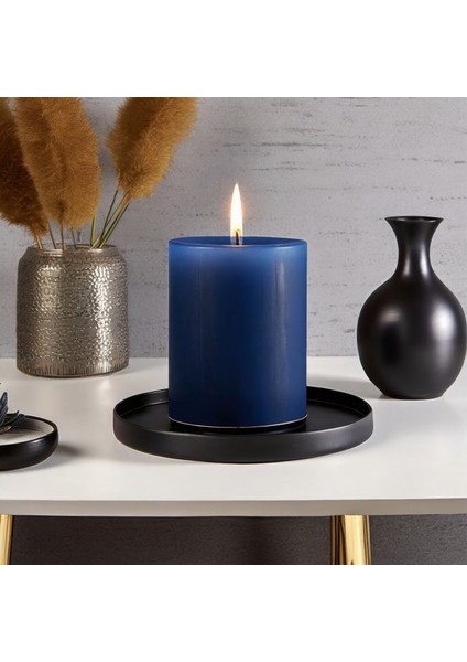 Silindir Mum 10 x 12 cm Boy Dev Büyük Mum