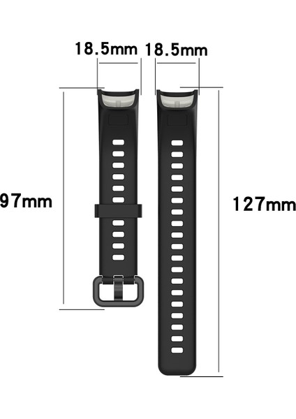 Huawei Watch Band 4 (ADS-B29) Kayış Değiştirme Ayarlanabilir Silikon Saat Bandı (Yurt Dışından) fiyatları