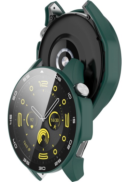 Huawei Gt 4 46MM Watch Kılıf Temsilli Cam Ekran Koruyucusu Pc Çerçevesi Dolu Plakalı (Yurt Dışından) modelleri