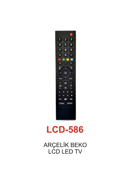 Arçelik - Beko LCD - LED Tv Kumandası - LCD 586