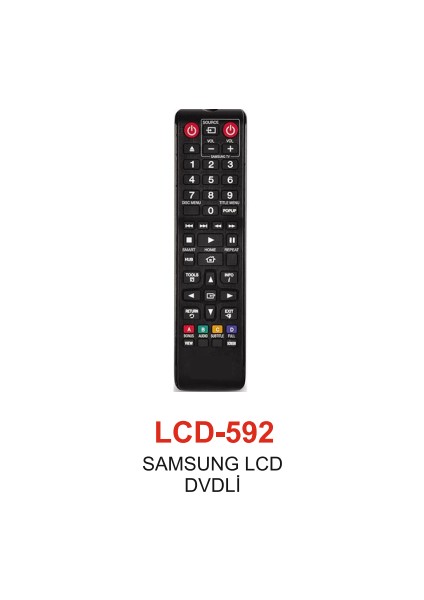 Samsung LCD DVD Tv Kumandası - LCD 592