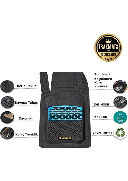 Land Rover Freelander 1 5 Kapı 2000 Universal Lüks Yumuşak Mavi