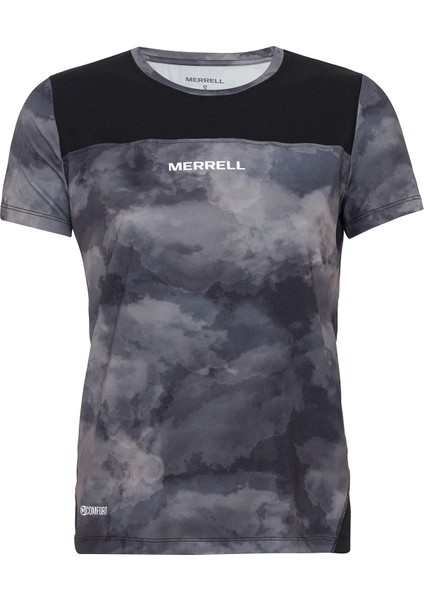 Turnp Kadın Siyah Koşu Tişört