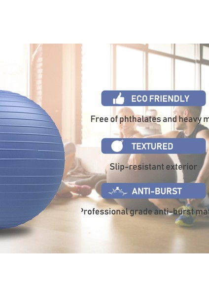 Zayıflama Yoga Topu 55CM-PEMBE (Yurt Dışından)
