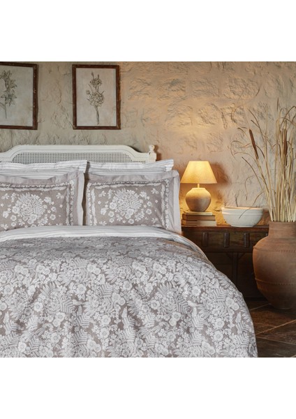 Harmonie %100 Pamuk Çift Kişilik Nevresim Takımı Bej fiyatları