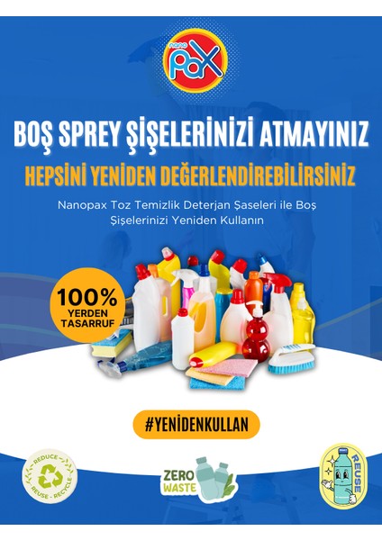 Airfryer Cam Yağdanlık Spreyi ve Yer Temizleme Toz Şase 2 Adet