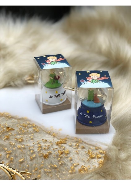 5 Adet Küçük Prens Temalı Işıklı Kutulu Mini Kar Küresi,sünnet Hediyes,mevlüt Hediyeliği modelleri