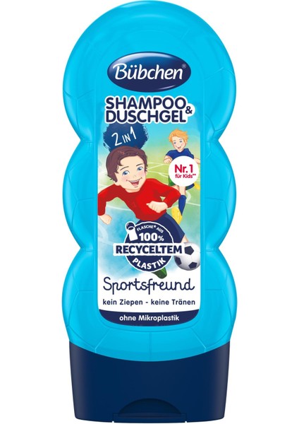 Çocuk Şampuan&duş Jeli 2 In 1 Sporty Friend 230 ml