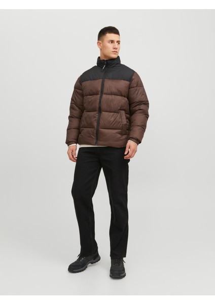 Jjetoby Puffer Collar Sn Erkek Kahverengi Mont 12235860-15 fiyatları