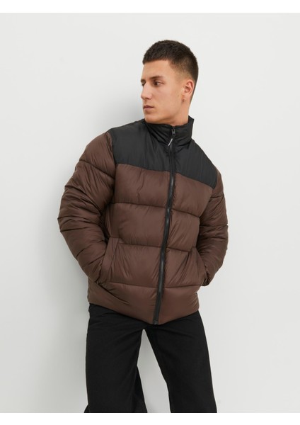Jjetoby Puffer Collar Sn Erkek Kahverengi Mont 12235860-15 fırsatları