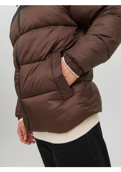 Jjetoby Puffer Collar Sn Erkek Kahverengi Mont 12235860-15 indirimleri