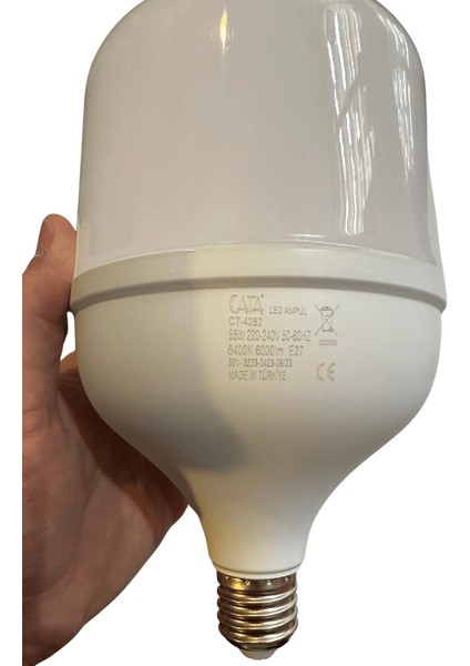 CT-4262 55W 6400K (Beyaz Işık) E27 Duylu LED Torch Ampul (4 Adet) fiyatları
