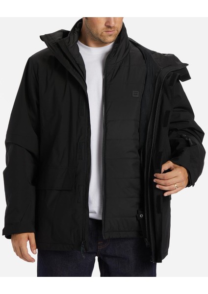 Bıllabong Prısm 3 In 1 Jacket Erkek Siyah Mont ABYJK00171-BLK