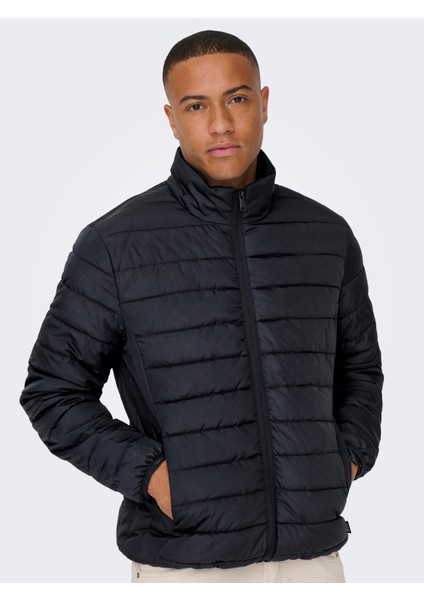 Bron Quılt Jacket Otw Vd Erkek Lacivert Mont 22025686-04 fiyatları