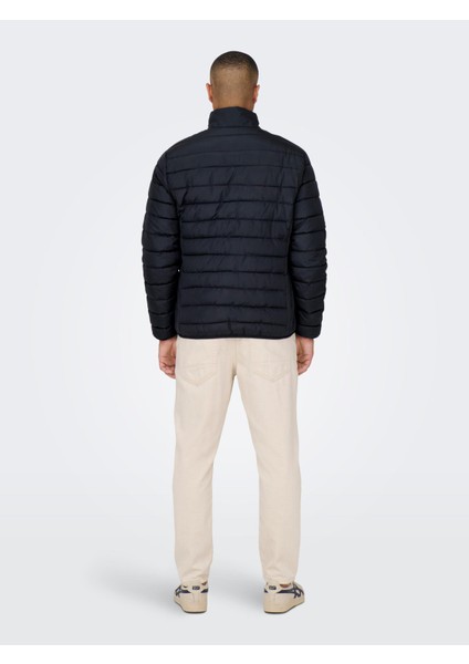 Bron Quılt Jacket Otw Vd Erkek Lacivert Mont 22025686-04 fırsatları