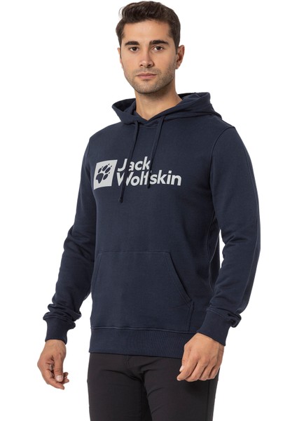 Jack Wolfskin Arthur Hoody M Erkek Mavi Sweatshirt 1000001TR-1010