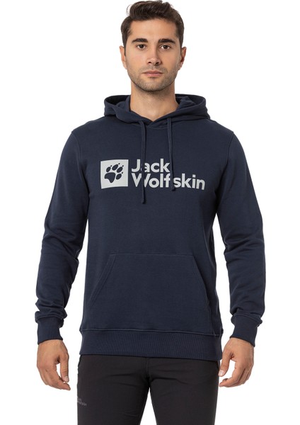 Jack Wolfskin Arthur Hoody M Erkek Mavi Sweatshirt 1000001TR-1010