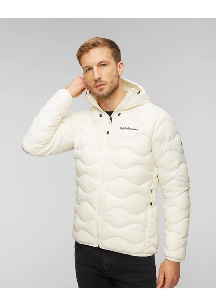 M Helium Down Hood Jacket Erkek Beyaz Mont G79621060-16296