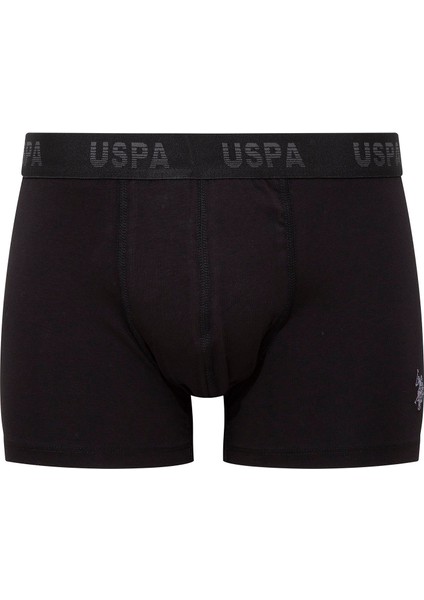 Erkek Antrasit-Siyah-Baskılı 3'lü Boxer 80505