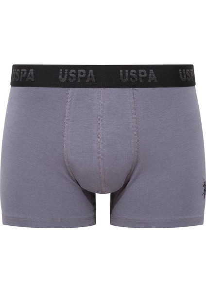 Erkek Antrasit-Siyah-Baskılı 3'lü Boxer 80505